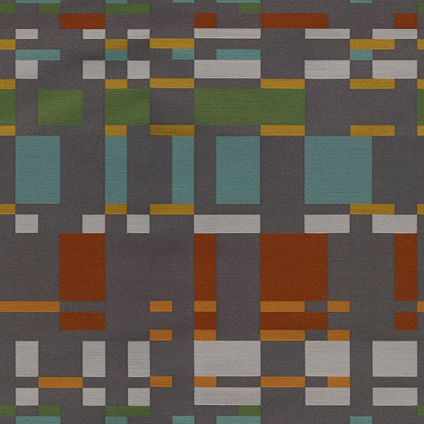 Arc-Com Square One Fog Upholstery Fabric