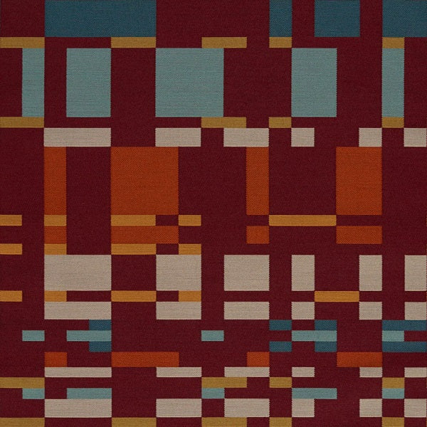 Remnant of Arc-Com Square One Fire Upholstery Fabric