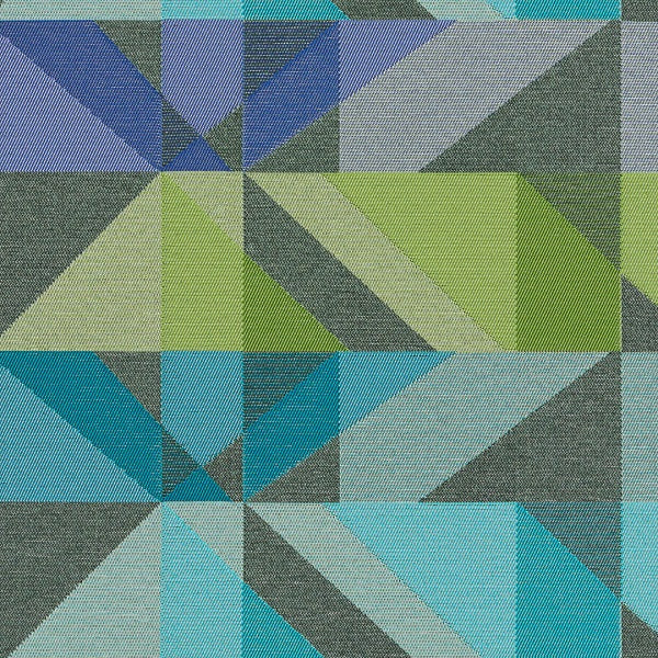 Arc-Com Crystal Twilight Geometric Blue Upholstery Fabric