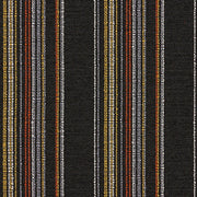 Arc-Com Raya Onyx Stripe Black Upholstery Fabric