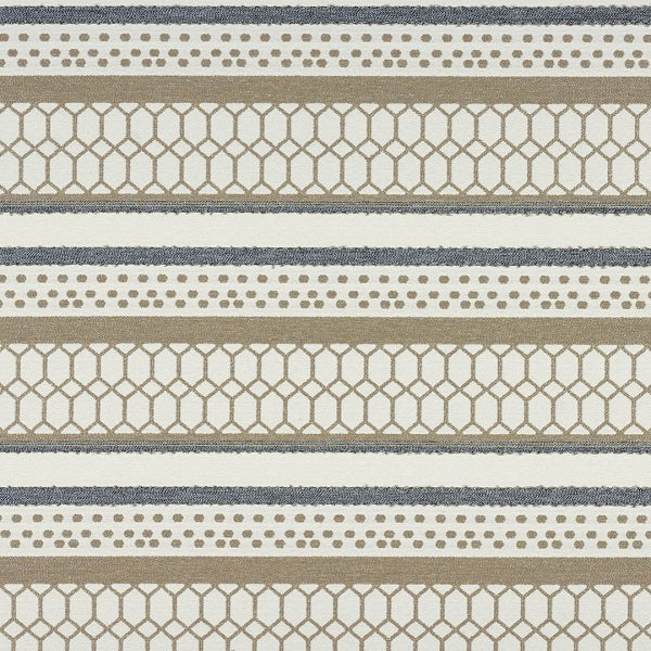 Arc-Com Wanderer Alabaster Stripe Upholstery Fabric