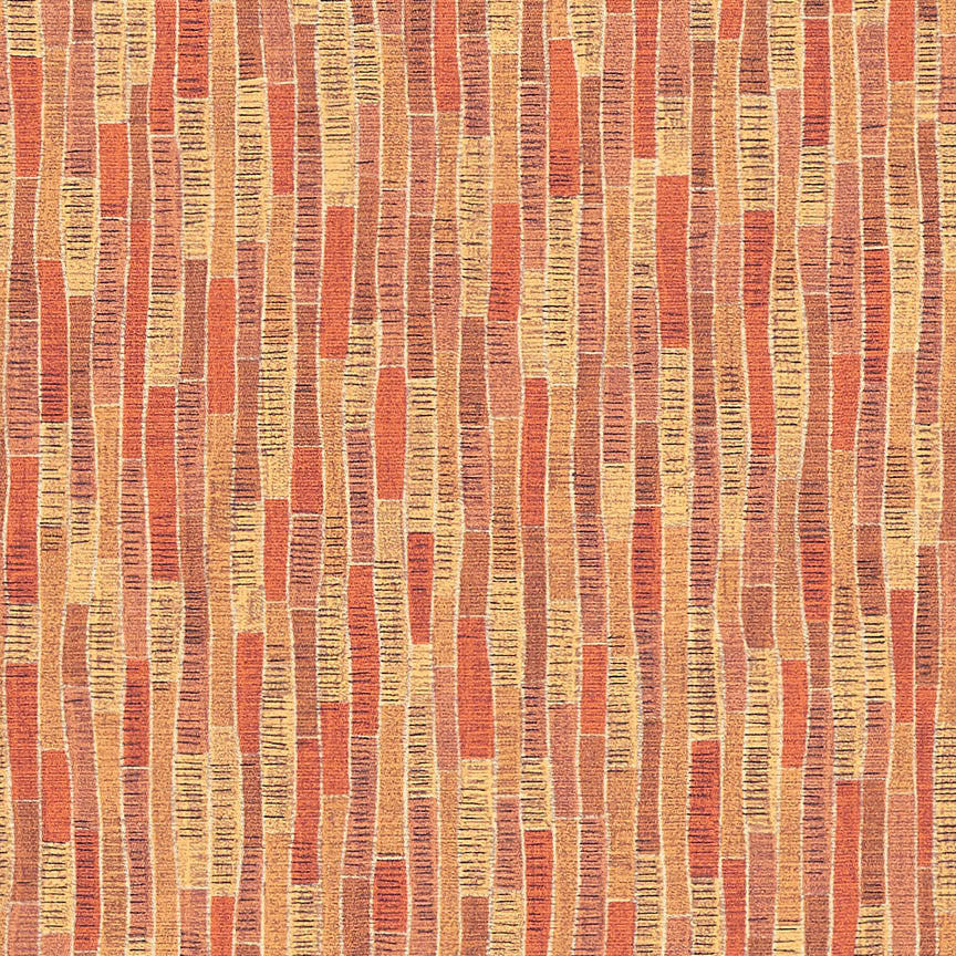 Arc-Com Fabrics Upholstery Fabric Remnant Mason Papaya