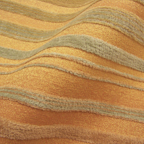 Fabric Remnant of Amuse Cactus Stripe Upholstery Fabric