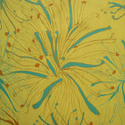 Remnant of Anemone Vitalize Khaki Upholstery Fabric