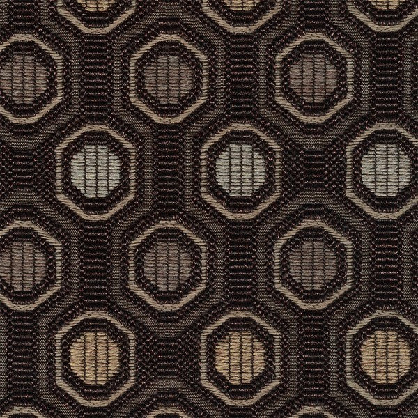 Architex Artesima Braun Geometric Brown Upholstery Fabric
