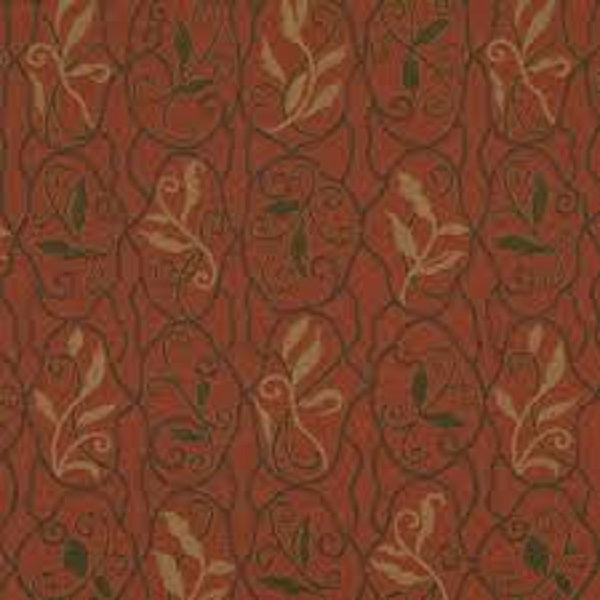 Maharam Fabrics Upholstery Fabric Remnant Balustrade Tomato