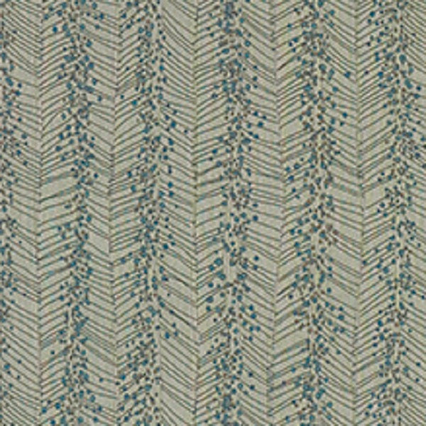 Billow Turtle Beach Outdoor Abstract Chevron Stripe Upholstery Fabric