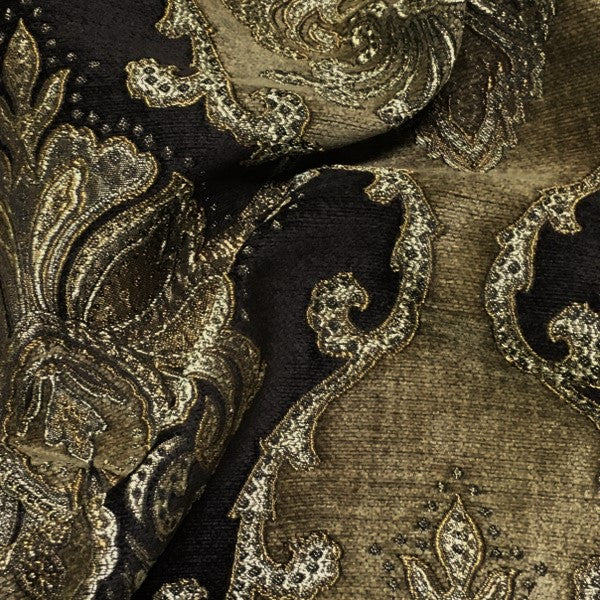 Bradshaw Godiva Victorian Tapestry Style Brown Upholstery Fabric Swavelle Mill Creek