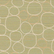 CF Stinson Upholstery Fabric Modern Design Circles Bongo Green Tea