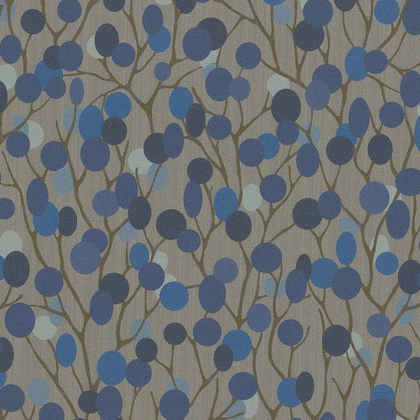 CF Stinson Upholstery Fabric Remnant Natural World Sapphire