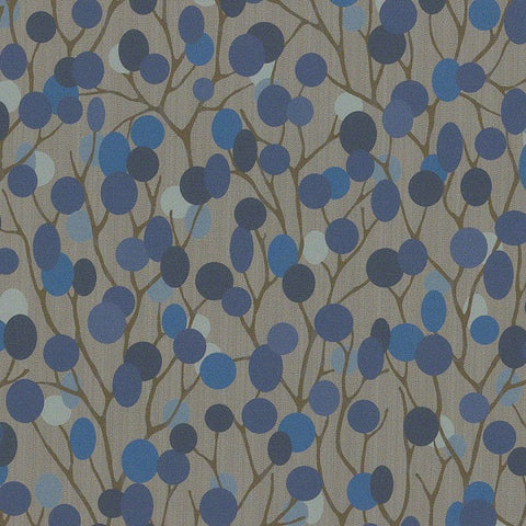 CF Stinson Upholstery Fabric Remnant Natural World Sapphire