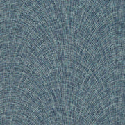 CF Stinson Upholstery Fabric Swirl Pattern Vinyl Plexus Swag Blue