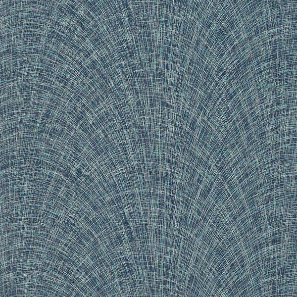 CF Stinson Upholstery Fabric Swirl Pattern Vinyl Plexus Swag Blue