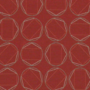 CF Stinson Upholstery Fabric Remnant Swivel Red
