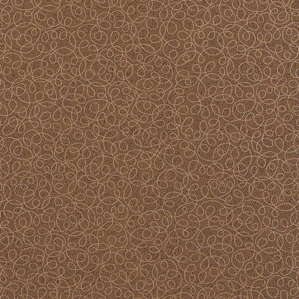 CF Stinson Tendril Latte Swirl Pattern Brown Upholstery Vinyl
