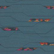 Remnant of Voltage Energy Blue Upholstery Fabric