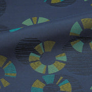 Remnant of CF Stinson Acrobat Spin Blue Upholstery Fabric