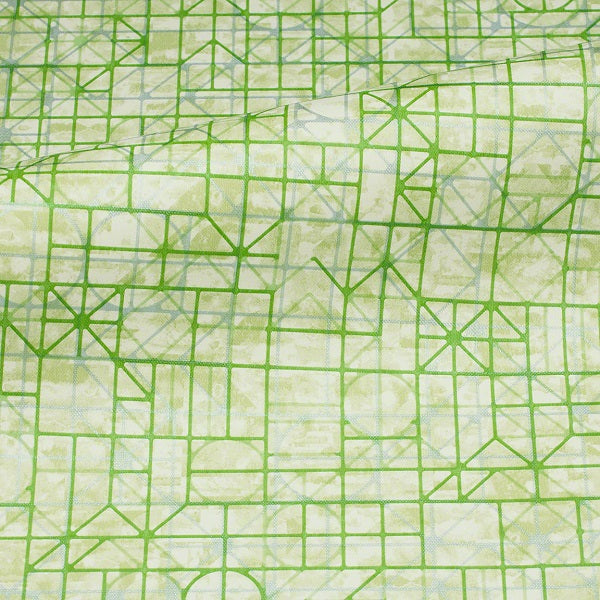 Remnant of CF Stinson Archetype Landscape Green Upholstery Vinyl