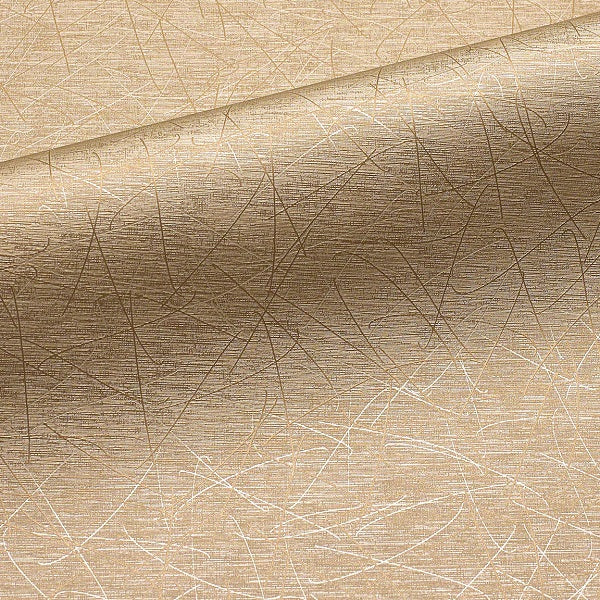 CF Stinson Upholstery Fabric Remnant Script Croissant