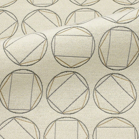 CF Stinson Swivel Chalk Geometric Beige Upholstery Fabric