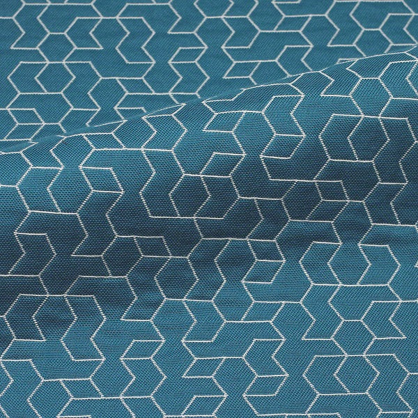CF Stinson Tangram Grotto Geometric Blue Upholstery Fabric