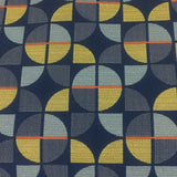 CF Stinson Pinball Surf Geometric Blue Upholstery Fabric