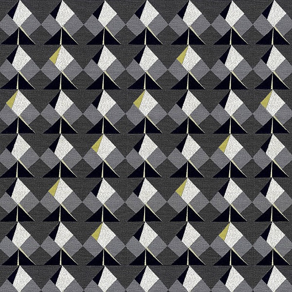 Carnegie Koi Color 20 Colorful Geometric Gray Upholstery Fabric