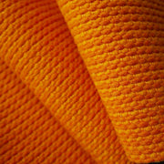 Fabric Remnant of Cato Orange Upholstery Fabric