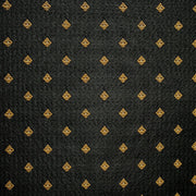 Remnant of Cavalier Onyx Black Upholstery Fabric