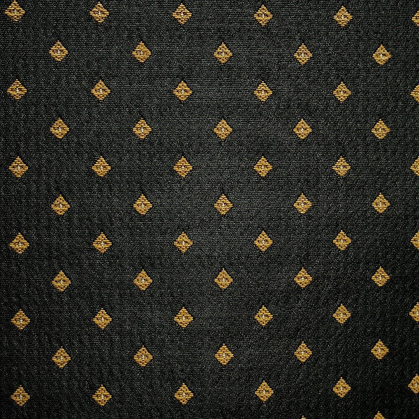 Remnant of Cavalier Onyx Black Upholstery Fabric