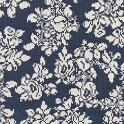 Architex Charted Navy Blue Upholstery Fabric