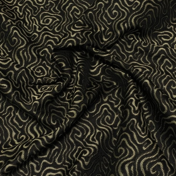 Corktree Spice Burl Design Brown Upholstery Fabric