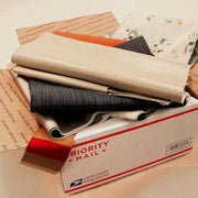 Craft Box of Assorted Fabrics: Flat Rate Shipping Box