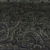 Swavelle Mill Creek Upholstery Fabric Paisley Design Demarest Ebony Toto Fabrics