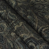 Swavelle Mill Creek Upholstery Fabric Paisley Design Demarest Ebony Toto Fabrics