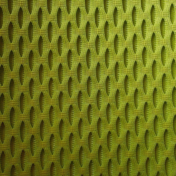 Remnant of Diamond Mesh Avocado Green Upholstery Fabric