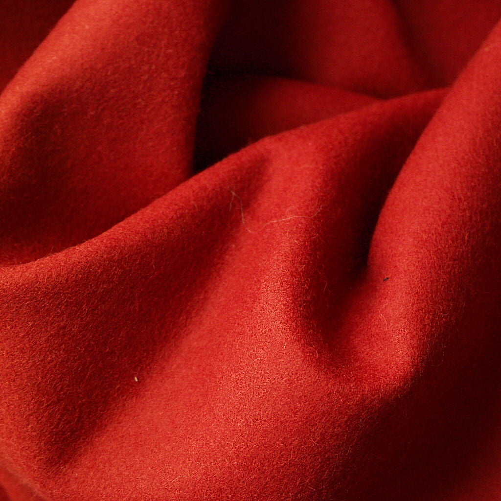 Remnant of Kvadrat Divina 584 Red Upholstery Fabric
