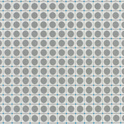 HBF Dot Grid Silver and Aqua Upholstery Fabric