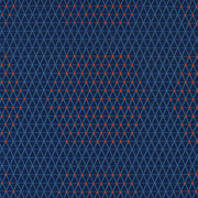 HBF Dot Structure Blue and Orange Upholstery Fabric