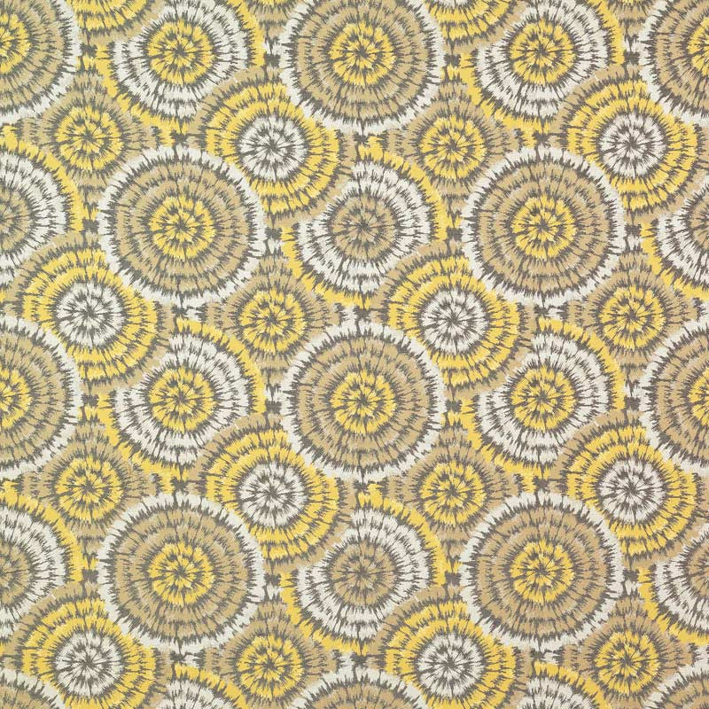 15492 Canary Floral Upholstery Large Scale Upholstery Fabric