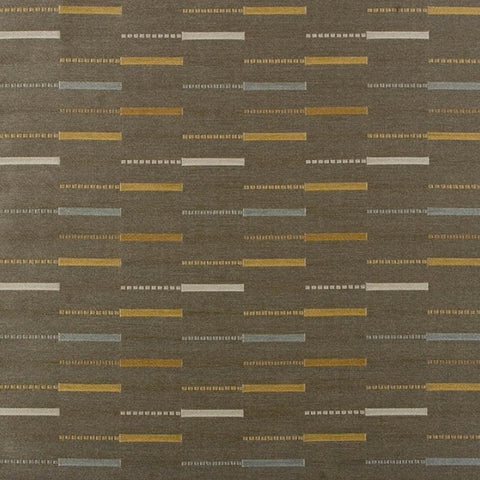 Arc-Com Fabrics Upholstery Fabric Colorful Staggered Stripe ETC Stone