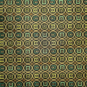 Remnant of Enigma Jade Brown Upholstery Fabric