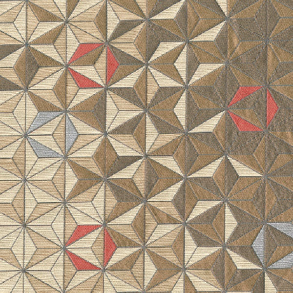 Brentano Fabrics Upholstery Fabric 3D Geometric Design Equinox Andromeda