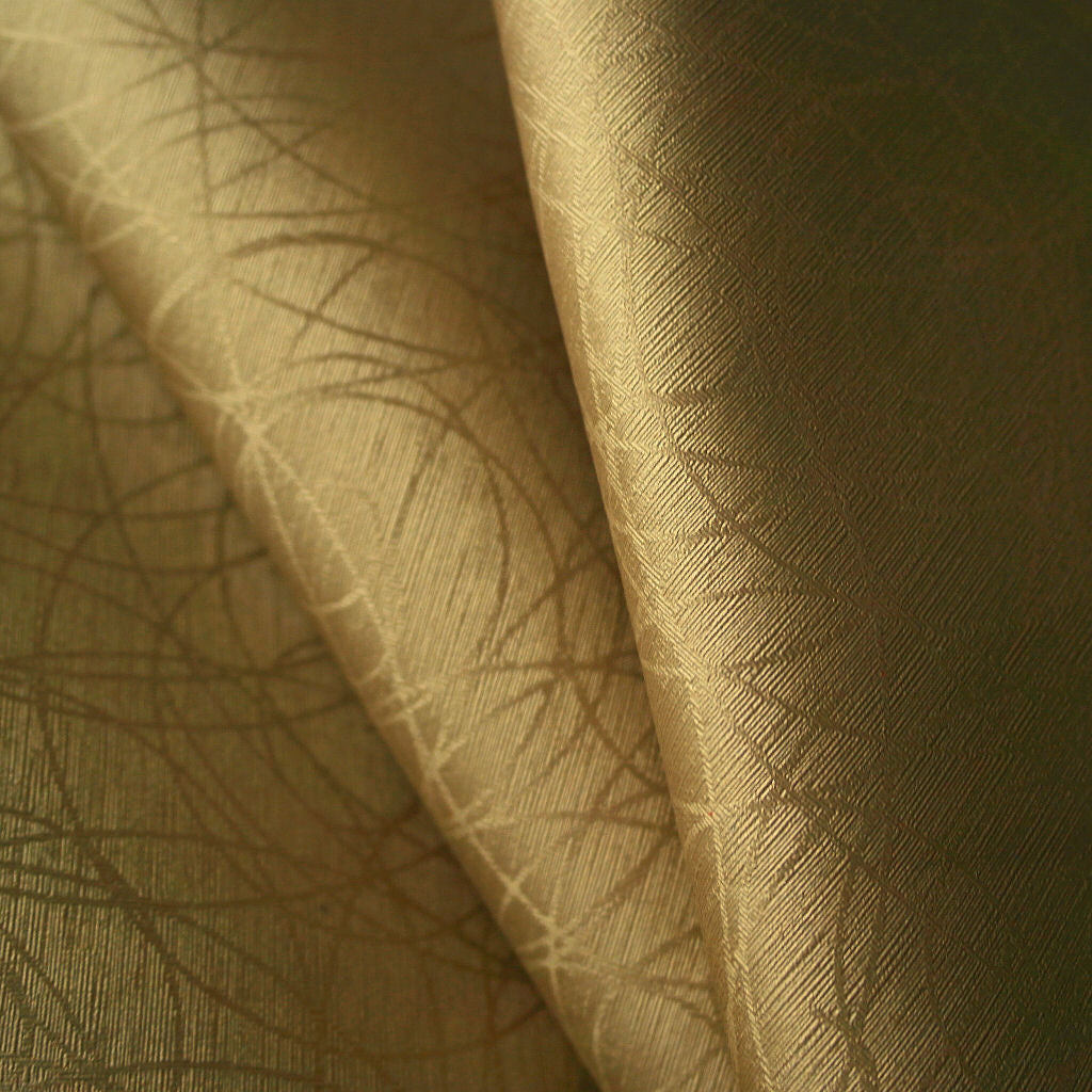 Designtex Fabrics Upholstery Fabric Remnant Figure Eight Antique Gold