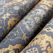 Guaranteed Blue Floral Medallion Upholstery Fabric