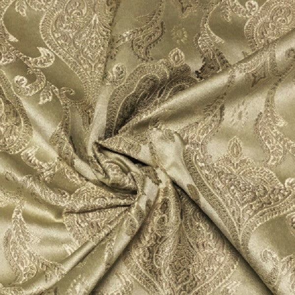 Hafia Ivory Victorian Style Ivory Upholstery Fabric