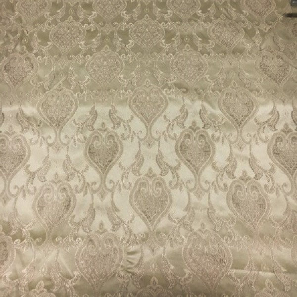 Hafia Ivory Victorian Style Ivory Upholstery Fabric