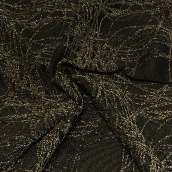 Henges Desert Chenille Brown Upholstery Fabric