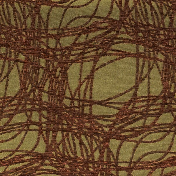Henges Desert Chenille Brown Upholstery Fabric