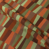 Sina Pearson Layers Persimmon Geometric Orange Upholstery Fabric